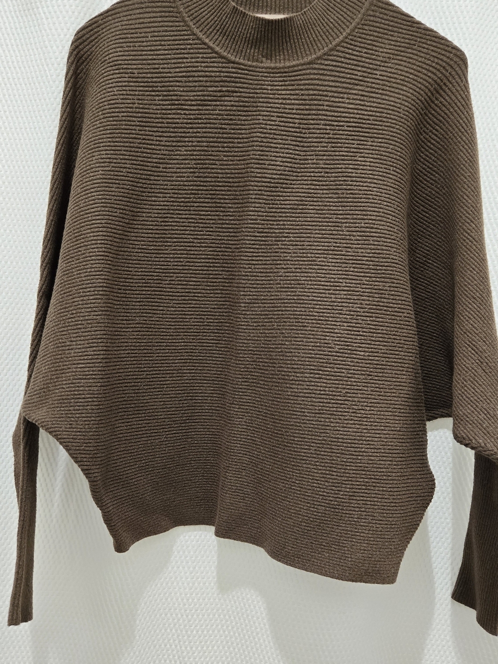 Philosophy Brown Ribbed Turtleneck Sweater